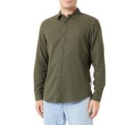 JACK & JONES Men's Jjplain Fall Solid Shirt Ls, Forest Night, XL