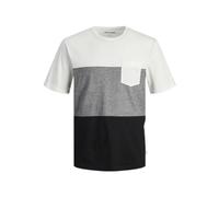 JACK & JONES JJSHANE SS Crew Neck Tee, Black, M