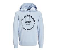 JACK & JONES Men's Jjsimon Sweat Hood Sweatshirt, Chambray Blue, L