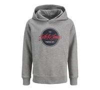 JACK & JONES Men's Jjurban Sweat Hood Jnr, Light Grey Mix, 140