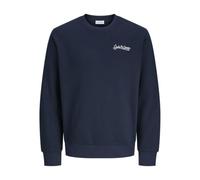 JACK & JONES Men's Jjyuki Back Sweat Crew Neck Jnr, Sky captain, 176