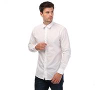 Jack & Jones Mens Joe Long Sleeve Shirt in White - Size 2XL