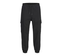JACK & JONES Men's Jpstkane Jjcollective Cargo SWT Pt Noos Joggers, Black, M
