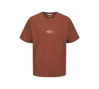 JACK & JONES Men's Joracapulco Back Tee SS Crew Neck, Arabian Spice, S