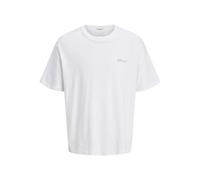 JACK & JONES Men's Joracapulco Photo Back Tee SS Crew Neck, Bright White, L