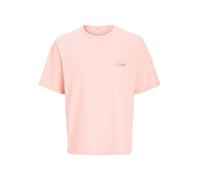 JACK & JONES Men's Joralmeria World Tee SS Crew Neck, Tickled Pink, S