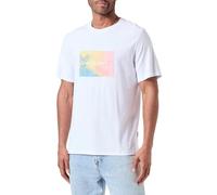 JACK & JONES Men's Joraruba Sunset Branding Tee Ss C.n T-Shirt, Bright White, M