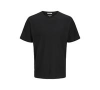JACK & JONES Men's Jorcanggu Summer Blank Tee SS Crew Neck, Black, M