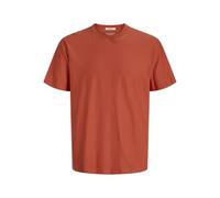 JACK & JONES Men's Jorcanggu Summer Blank Tee SS Crew Neck, Summer Fig, XS