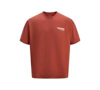 JACK & JONES Men's Jorfold Tee SS Crew Neck Tg, Summer Fig, XL