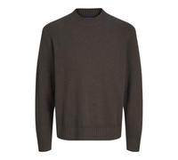 JACK & JONES Men's Jorfrederiksberg Knit Crew Neck Sn Jumper, Chocolate Cake, XL