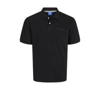 JACK & JONES Men's Jorfrederiksberg Polo SS Noos Shirt, Black, L