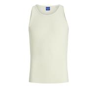 JACK & JONES Men's Jorhydra Pointelle Tank Top, Antique White, XXL