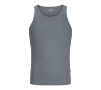 Jack & Jones Men's Jorislington Rib Tank Top, Stormy Weather, XL