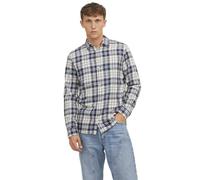 JACK & JONES Men's Jorjoshua Check Shirt LS Shirt, Big Dipper, L