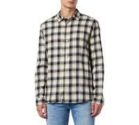 JACK & JONES Men's Jorjoshua Check Shirt LS Shirt, Reed Yellow, M