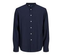 JACK & JONES JORMARSHALL Band Shirt LS, Sky Captain, M