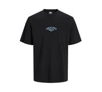 JACK & JONES Men's Jororacle Tee Ss Crew Neck Tg T-Shirt, Black, XL