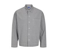 Jack And Jones Mens Oxbury Boxy Overshirt - Bright White - M