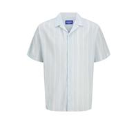 JACK & JONES Men's Jortavira Luke Stripe Shirt SS Jnr, Skyway, 14 Years
