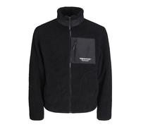 JACK & JONES Men's Jorvesterbro Teddy Jacket Sn Pls Jacket, black, 3XL