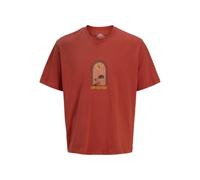 JACK & JONES Men's Jorwiser Tee SS Crew Neck Tg, Summer Fig, L