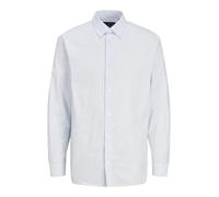 JACK & JONES Men's Jprblabushwick Stanley Shirt L/S Sn Casual, Cashmere Blue/Fit:Stripe, M