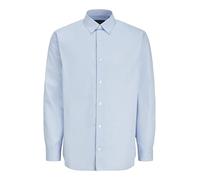 JACK & JONES Men's Jprblabushwick Stanley Shirt L/S Sn Casual, Chambray Blue/fit: Solid, L