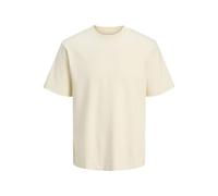 JACK & JONES Men's Jprblachad Branding SS Crew Neck Tee Sn, Cloud Cream, L