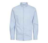 JACK & JONES Mens Jprblajaxon Stretch L/S Noos Long Sleeve Shirt, Light Blue, XL UK