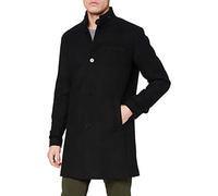 JACK & JONES Men's Jprblamelton Wool Coat Sts Coat, Black/, M
