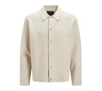 JACK & JONES Men's Jprblamilano Spring Knit Button Cardigan, Silver Lining, M