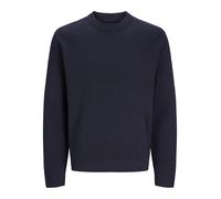 JACK & JONES Men's Jprblamilano Stitch Knit Crew Neck Jumper, Night Sky, L