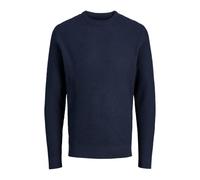 JACK & JONES Mens Jprblareagan Knit Crew Neck, Dark Navy, L UK