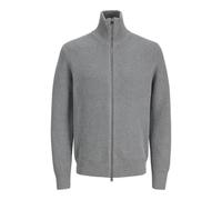 JACK & JONES Men's Jprblastandfort Knit Cardigan Bf, Medium Grey Melange, M