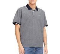 JACK & JONES Men's Jprblualves SS Polo Noos, Maritime Blue, L