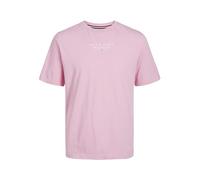 JACK & JONES Men's Jprbluarchie SS Tee Crew Neck Noos T-Shirt, Prism Pink, S