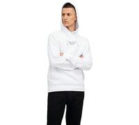 JACK & JONES Men's Jprbluarchie Sweat Hood Noos Sweatshirt, White, M
