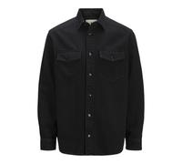 JACK & JONES Men's Jprblubruce Denim L/S Shirt, Black, S