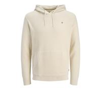 JACK & JONES Men's Jprblurony Knit Hoodie, Grey (whitecap gray), XL