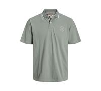 JACK & JONES Men's Jprblushield SS Polo Sg Shirt, Lily pad, XS
