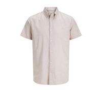 JACK & JONES Men's Jprblusummer Shield S/S Shirt, Rose Dust, S