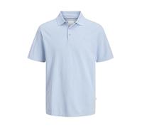 JACK & JONES Men's Jprbluwilliam Wash SS Polo Sn, Chambray Blue, M