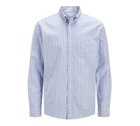 JACK & JONES Men's Jprbrook Oxford Shirt L/S Noos, Coronet Blue, L