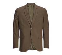 JACK & JONES Men's Jprbushwick Harry Blazer Suit Jacket, Slate Black/fit: Slim fit, 46R