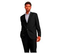 JACK & JONES Men's Jprbushwick Mathew Reg Blazer Noos Suit Jacket, Black Onyx/fit: Regular fit, 38R