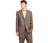 JACK & JONES Men's Jprbushwick Mathew Reg Blazer Noos Suit Jacket, Greige/Fit: Regular fit, 46R