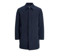 JACK & JONES Men's Jprcccity Padded Mac Coat, Dark Navy, XS