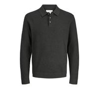 JACK & JONES Men's Jprcccooper Knit Polo Ls, Peat, M