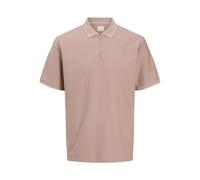 JACK & JONES Men's Jprccronnie SS Zip Polo Noos, Rose Dust, XL